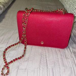 Red Tory Burch Mercer Purse